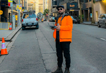 Drone flyer diary: Danny Elassad Danny Elassad flying a drone on a city street.
