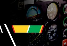 Perfectly gauged response A cockpit with gauges and a GPS.