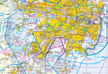 A visual terminal chart depicting the updated Sydney airspace