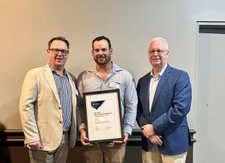 ‘Just stoked’: Hayden Saunders’ scholarship success fuels next career milestone Hayden Saunders receives his AME Scholarship certificate from Air Chief Marshal (Retd) Mark Binskin AC, CASA Board Chair, and Matt Bouttell, Executive Manager Regulatory Oversight Division
