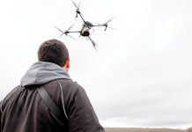 Drone quiz: Winter 2026 A man flying a drone