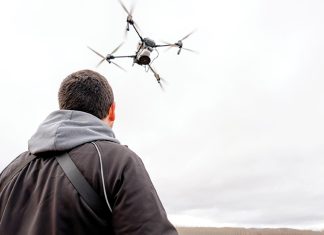 Drone quiz: Winter 2026 A man flying a drone