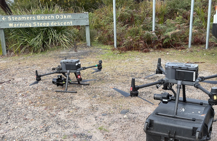 Drones at Steamers Beach.